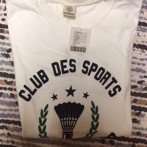 urban outfitters “club des sports” shirt